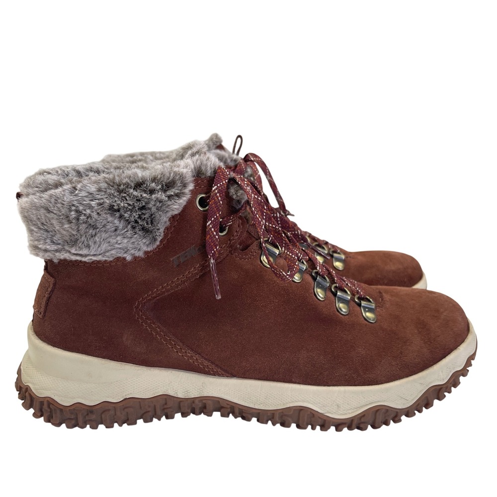 LL Bean Boots Womens 8.5 Day Venture Brown Suede PrimaLoft Insulated Waterproof